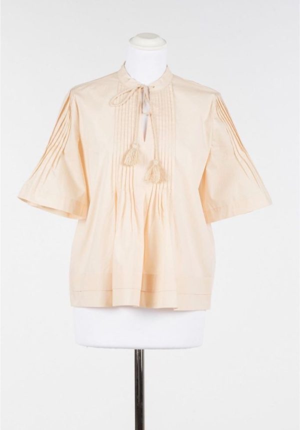 New collection TWINSET PLEATED BLOUSE