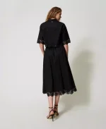 Sales TWINSET POPLIN SET WITH LACE