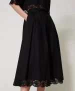 Sales TWINSET POPLIN SET WITH LACE