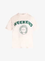New Collection VICOLO PINK COTTON WOMENS WEEKEND T-SHIRT