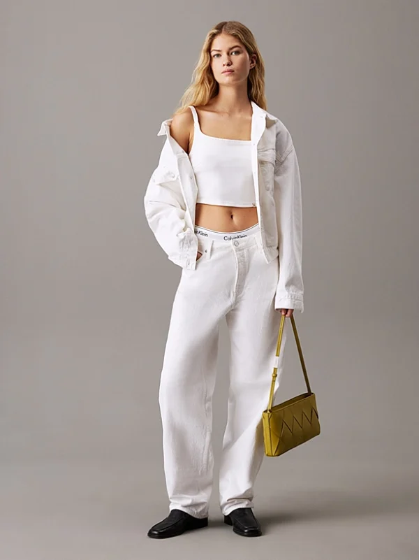 Clothes CALVIN KLEIN JEANS DENIM BRALETTE TOP