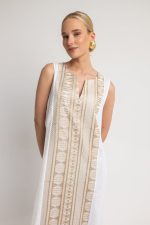 Clothing OPEN FASHION DRESS WITH GOLDEN EMBROIDERY