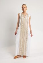 Clothing OPEN FASHION DRESS WITH GOLDEN EMBROIDERY