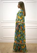 Sales C MANOLO PRINTED MAXI DRESS