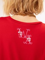 New Collection WE ARE SLEEVELESS COTTON DRESS KENTIMA RED