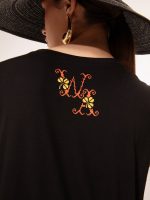 New collection WE ARE SLEEVELESS COTTON DRESS KENTIMA BLACK