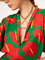 Sales WE ARE WRAP AROUND KAFTAN DRESS