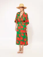 Sales WE ARE WRAP AROUND KAFTAN DRESS
