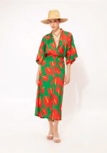Sales WE ARE WRAP AROUND KAFTAN DRESS