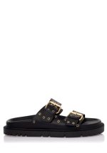 Flats SANTE LEATHER FLAT SANDALS