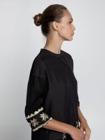 Dresses GREEK ARCHAIC KORI EMBROIDERED MIDI DRESS
