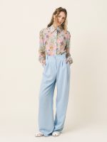 Clothes LOVE + ALICIA ERIS OVERSIZED SHEER SHIRT