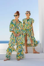 Sales C MANOLO PRINTED RUFFLED DRESS