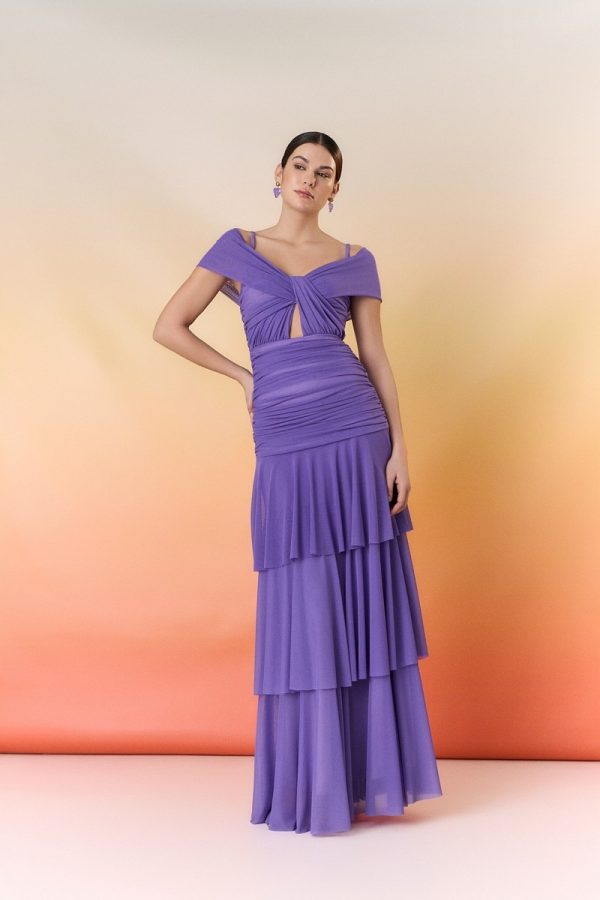 Clothes BE YOU MAXI RUFFLED DRESS