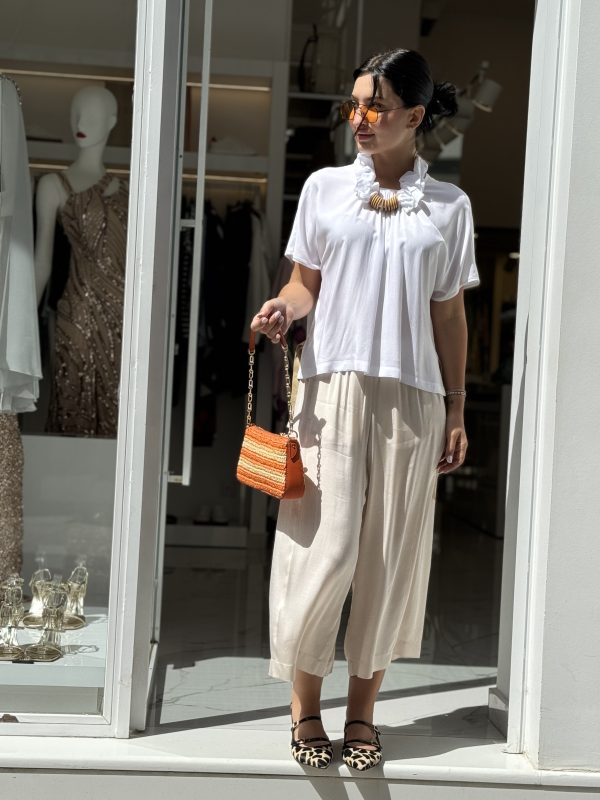 Clothes ATHINA KLO PARIS WHITE BLOUSE