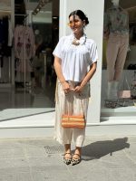 Clothing ATHINA KLO PARIS WHITE BLOUSE