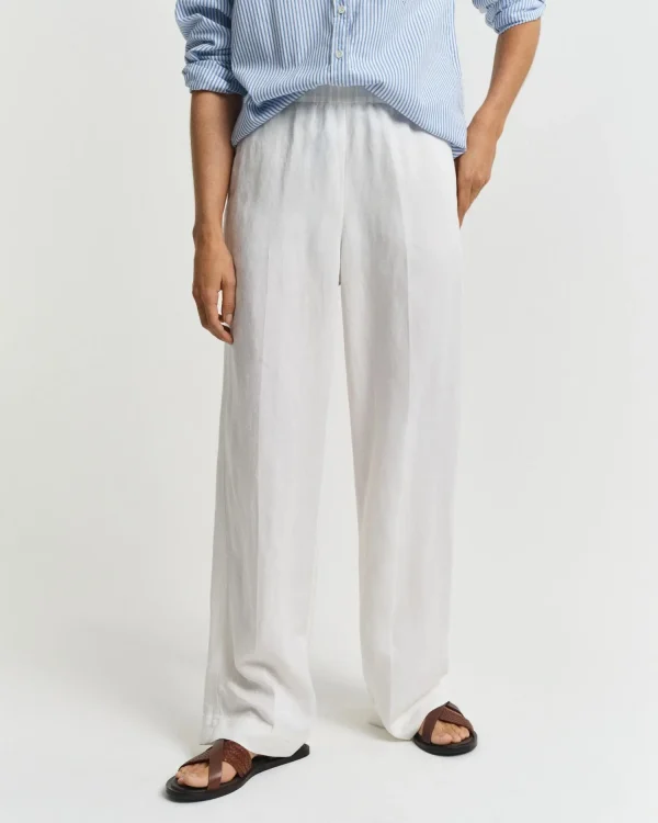 Clothes GANT LINEN BLEND PULL ON PANTS