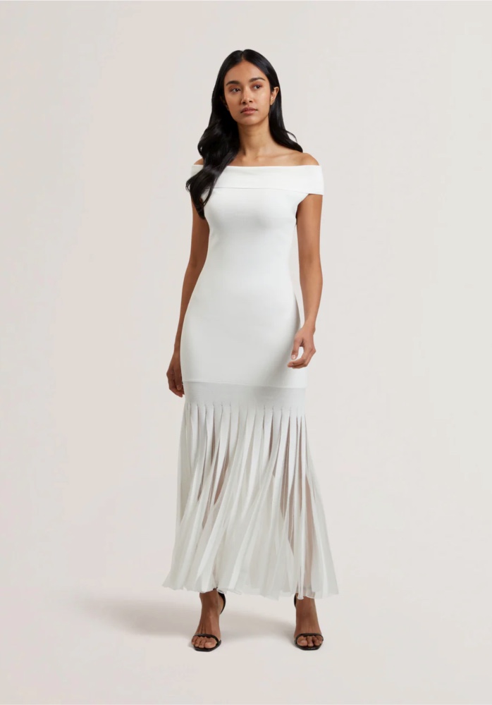 ted baker drop waist dress Burnout Floral Drop Waist Midi Dress | Bayiia main image 0
