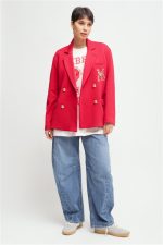 Sales MARYLEY BAGGY JEANS WITH FRONT POCKET AND KNEE STITCHING