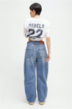 Sales MARYLEY BAGGY JEANS WITH FRONT POCKET AND KNEE STITCHING
