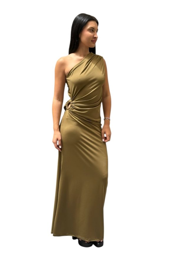 Sales MY T OLIVE CUT OUT MAXI DRESS