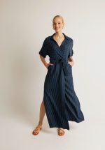Clothing OPEN FASHION STRIPED MAXI DRESS