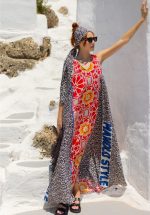 Sales C MANOLO PRINTED MAXI DRESS
