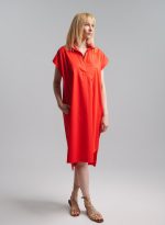 New collection MILLA CODE SLEEVELESS POPLIN DRESS