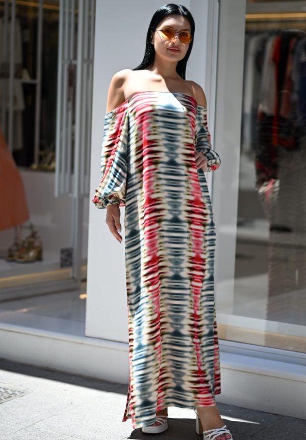 Sales AVANT GARDE STRAPLESS DRESS WITH SLEEVES