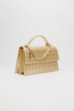 Sales LEATHER TWIST JACKIE GOLD BAG