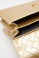 Sales LEATHER TWIST JACKIE GOLD BAG