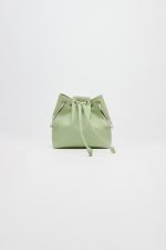 Sales LEATHER TWIST ARIA MINI OLIVE BAG