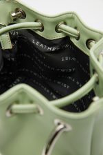 Sales LEATHER TWIST ARIA MINI OLIVE BAG