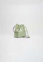 Sales LEATHER TWIST ARIA MINI OLIVE BAG