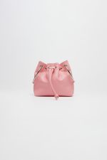 Sales LEATHER TWIST ARIA MINI PINK BAG