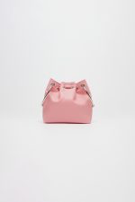 Sales LEATHER TWIST ARIA MINI PINK BAG
