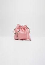 Sales LEATHER TWIST ARIA MINI PINK BAG