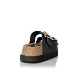 Flats SANTE LEATHER CROCO STYLE FLAT SANDALS