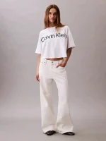 New Collection CALVIN KLEIN JEANS BOXY CROPPED T-SHIRT