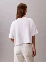 New Collection CALVIN KLEIN JEANS BOXY CROPPED T-SHIRT