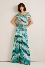 Clothes ANNA SAMOUKA VASIA PRINTED MAXI DRESS