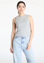New Collection CALVIN KLEIN JEANS COTTON STRETCH RIB TANK TOP