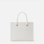 New Collection ELISABETTA FRANCHI SMALL TOTE BAG IN JACQUARD RAFFIA