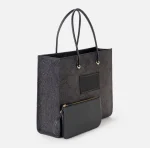 Bags ELISABETTA FRANCHI LARGE TOTE BAG IN JACQUARD RAFFIA