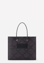 Bags ELISABETTA FRANCHI LARGE TOTE BAG IN JACQUARD RAFFIA