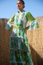 Sales BE YOU FLORAL RUFFLED DRESS