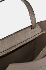 New collection MICHAEL KORS FLORA MEDIUM SIGNATURE LOGO AND PEBBLED LEATHER TOTE BAG