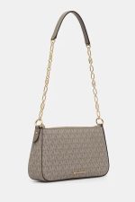 New collection MICHAEL KORS EMPIRE MEDIUM SIGNATURE LOGO CHAIN LINK POCHETTE