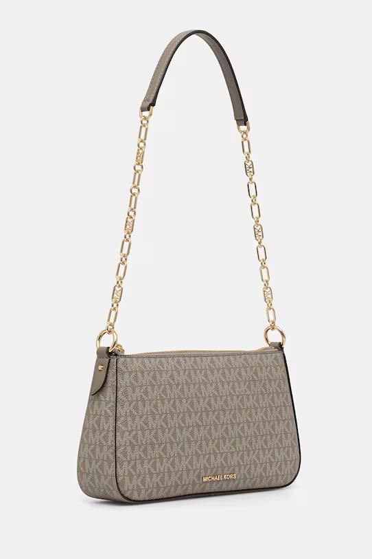 New collection MICHAEL KORS EMPIRE MEDIUM SIGNATURE LOGO CHAIN LINK POCHETTE