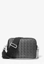 New collection MICHAEL KORS BRYANT MEDIUM MK2000 LOGO JACQUARD CAMERA CROSSBODY BAG